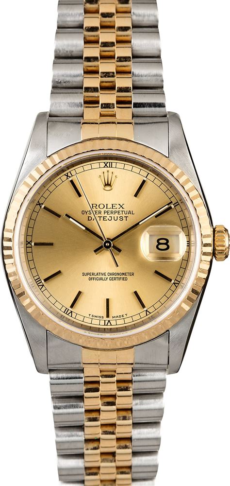 pre owned rolex datejust men's.